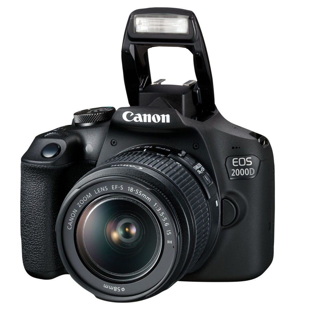دوربین دیجیتال کانن مدل EOS 2000D به همراه لنز 18-55 میلی متر IS II