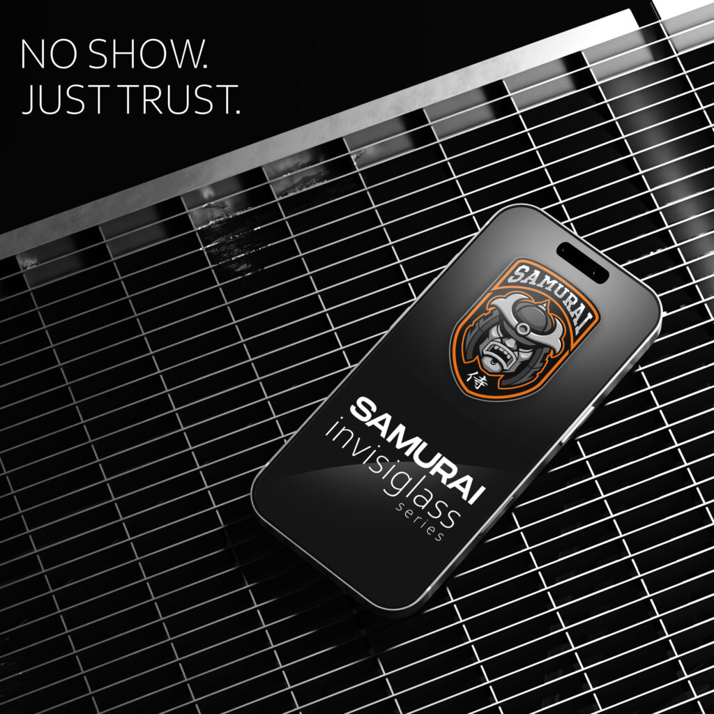 محافظ صفحه نمایش سامورایی مدل Invisiglass مناسب برای گوشی موبایل اپل iPhone 15 Pro Max