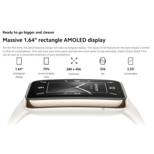 ساعت هوشمند شیائومی مدل MI BAND 7 PRO