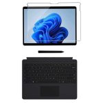 تبلت 13 اینچ مایکروسافت مدل Surface Pro 8-Core i7 1185G7 ظرفیت 1 ترابایت و رم 16 گیگابایت به همراه قلم CLASSROOM PEN 1، کیبورد TYPECOVER و محافظ صفحه نمایش