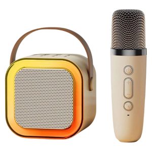 اسپیکر بلوتوثی قابل حمل مدل KARAOKE به همراه میکروفن