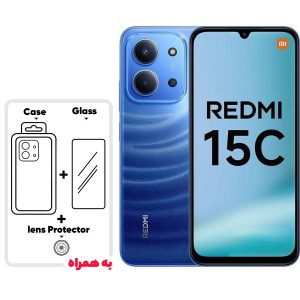 گوشی موبایل شیائومی مدل Redmi 15C 4G دو سیم کارت ظرفیت 256 گیگابایت و رم 8 گیگابایت - به همراه یک عدد قاب، محافظ صفحه نمایش و محافظ لنز دوربین