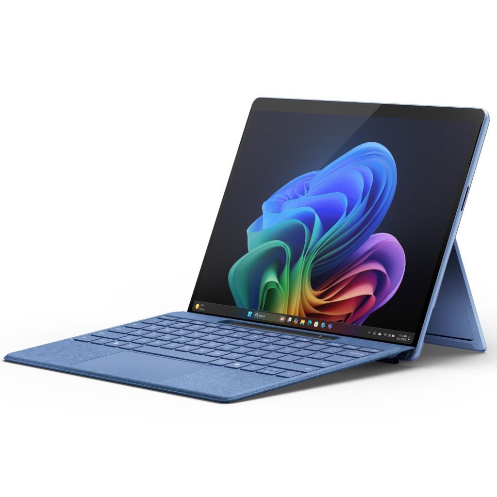 تبلت 13 اینچی مایکروسافت مدل Surface Pro 11-Snapdragon X Elite OLED ظرفیت 512 گیگابایت و رم 16 گیگابایت به همراه کیبورد Surface Pro Copilot