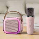 اسپیکر بلوتوثی قابل حمل مدل KARAOKE به همراه میکروفن