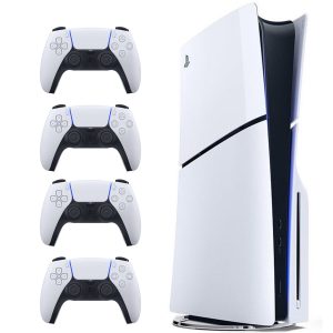 کنسول بازی سونی مدل PlayStation 5 Slim ظرفیت یک ترابایت ریجن 2016A اروپا به همراه دسته اضافی